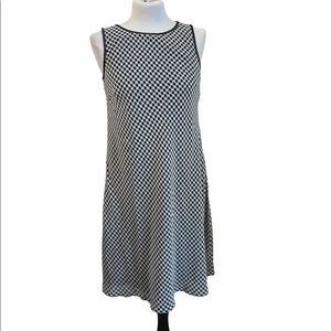 Lauren‎ Ralph Lauren Black Houndstooth Marby Shift Dress